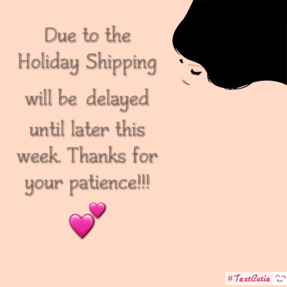 Thanks for your patience!💕